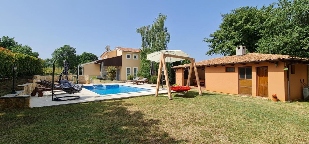 Sunny Garden Villa With Pool Loborika Dış mekan fotoğraf
